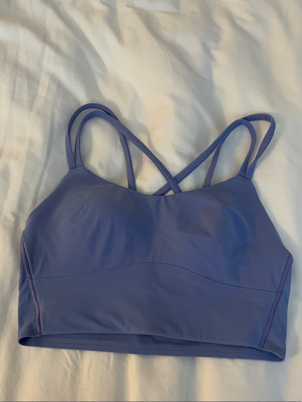lululemon athletica Strappy Sports Bra in Periwinkle Blue